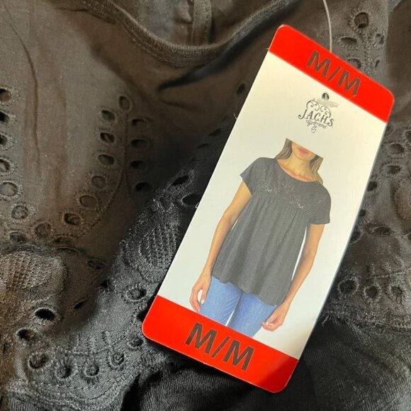 NEW Jachs Girlfriend Red Short Sleeved Blouse - Picture 2 of 7